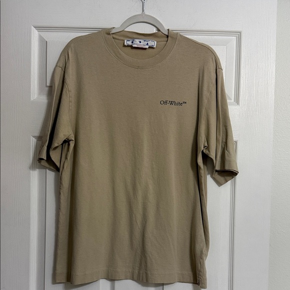Off-White Other - Off-White Short Sleeve Logo Tee in Sand